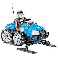 COBI Action Town Police Snowmobile Building Kit