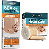 Scar Sheets & Tape Bundle - 60-Day Supply for Comprehensive Scar Treatment