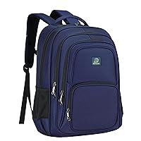 29L Navy Blue Work Backpack | Premium Laptop Bag with USB Port for College Student Teacher | Navy Blue