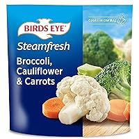 Birds Eye Steamfresh Carrots, Broccoli and Cauliflower, Convenient Frozen Vegetables, 10.8 OZ Bag