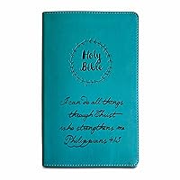 Personalized NIV Bible | Light Blue Thinline | Custom Engraved Personalized Bible with Name Engraved New International Version | Christian Gifts Religious Gifts Baptism Gifts