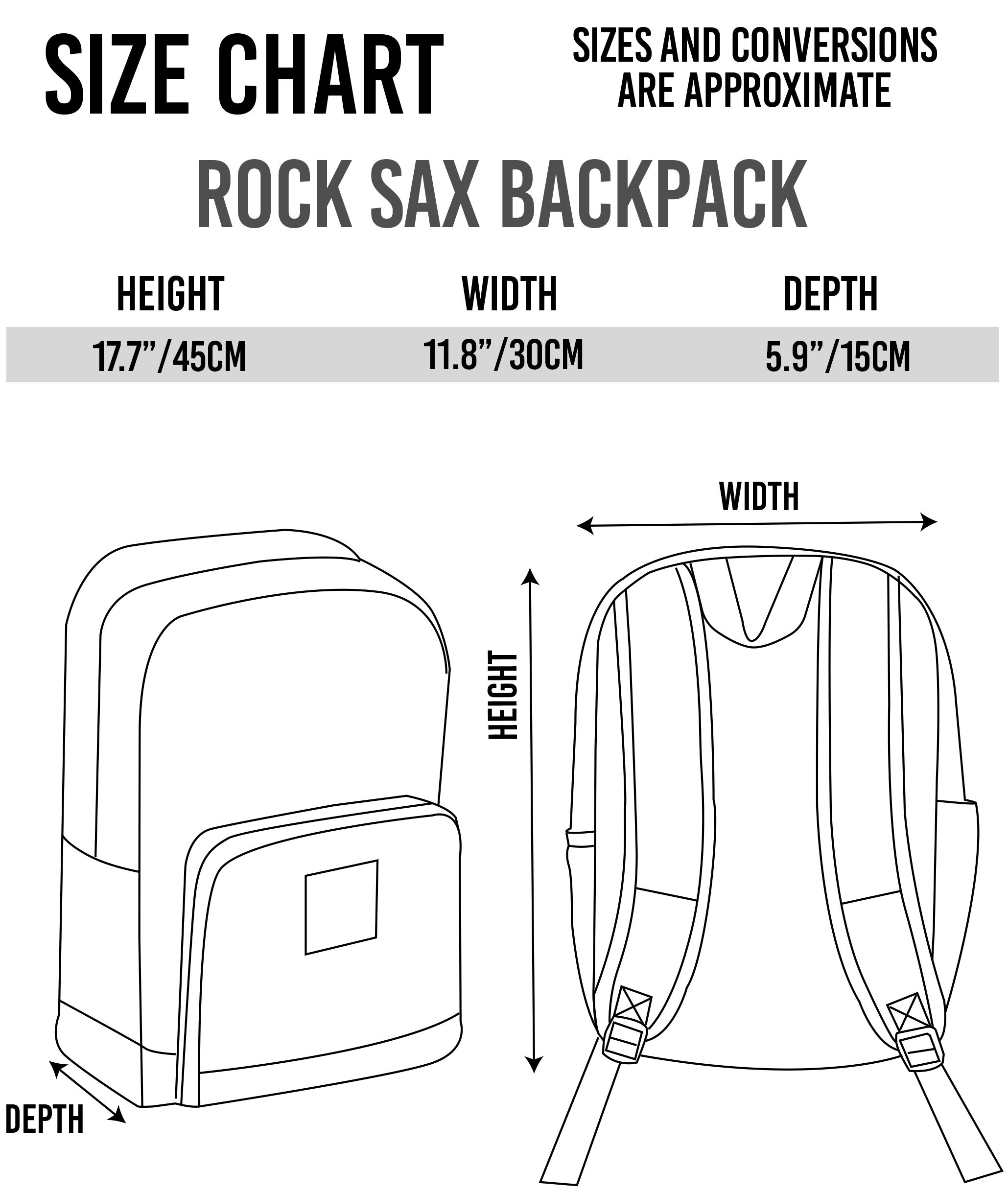 Motley Crue Backpack Bag Heavy Metal Power Band Logo Official Rocksax Black