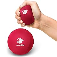 Serenilite Stress Balls for Adults, Squeeze Ball for Hand Therapy, Stress Ball, Hand Exercisers for Therapy & Grip Strengthening, Physical Therapy Balls, Hand Grip Strengthener.