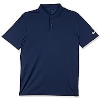 Mens Dry Victory Solid Polo Golf Shirt (as1, Alpha, xx_l, Regular, Regular, College Navy/White, XX-Large)