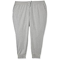 Women's Fleece Jogger Sweatpant (Available in Plus Size), Light Grey Heather, X-Small