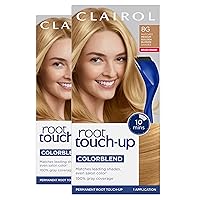Root Touch-Up by Nice'n Easy Permanent Hair Dye, 8G Medium Golden Blonde Hair Color, Pack of 2 ,Packaging may vary