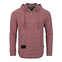 Mens Long Sleeve Hoodie - Lightweight Hooded Pullover Sweatshirt