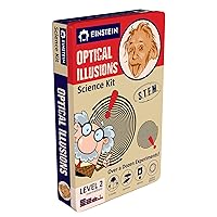 Einstein’s Optical Illusion LAB Science Kit for Kids. STEM for Boys & Girls Aged 8 and Above. 14 Exciting Experiments Inside/Detailed Picture Guide Included. Award Winning Kit