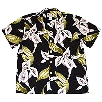 Paradise Found Men's Calla Lily Tom Selleck Magnum PI Hawaiian Shirt