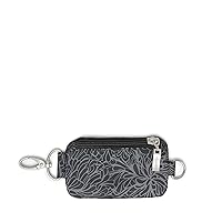 Baggallini mens On the Go Link Pouch, Midnight Blossom Print, One Size US