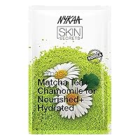 Skin Secrets Bubble Sheet Mask, Matcha Tea and Chamomile, 0.67 oz - Hydrating, Brightening Sheet Face Mask - Improves Skin Texture