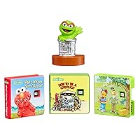 Little Tikes Story Dream Machine Oscar The Grouch & Friends Story Collection, Storytime Book Set, Books, Sesame Street, Audio Play Character, Learning Toy Gift Toddlers and Kids Ages 3+ Years