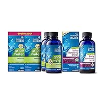 Mommy's Bliss Gripe Water Original 4 Fl Oz (Pack of 2) with Organic Baby Elderberry Drops 3 Fl Oz (Pack of 1)