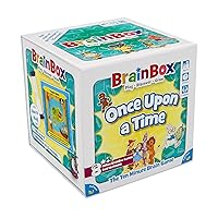 BrainBox Once Upon a Time Card Game - Memory & Observation Game, Family-Friendly Fairy Tale Trivia Game for Kids & Adults, Ages 8+, 1+ Players, 10 Minute Playtime, Made by Green Board Games