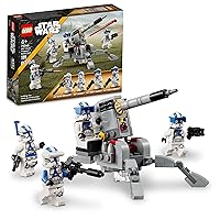LEGO Star Wars 501st Clone Troopers Battle Pack 75345 Building Toy Set for Kids, Boys & Girls Ages 6+ (119 Pieces)