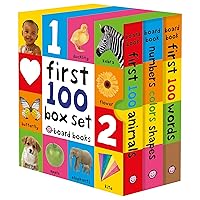 First 100 Board Book Box Set (3 books): First 100 Words, Numbers Colors Shapes, and First 100 Animals First 100 Board Book Box Set (3 books): First 100 Words, Numbers Colors Shapes, and First 100 Animals Board book