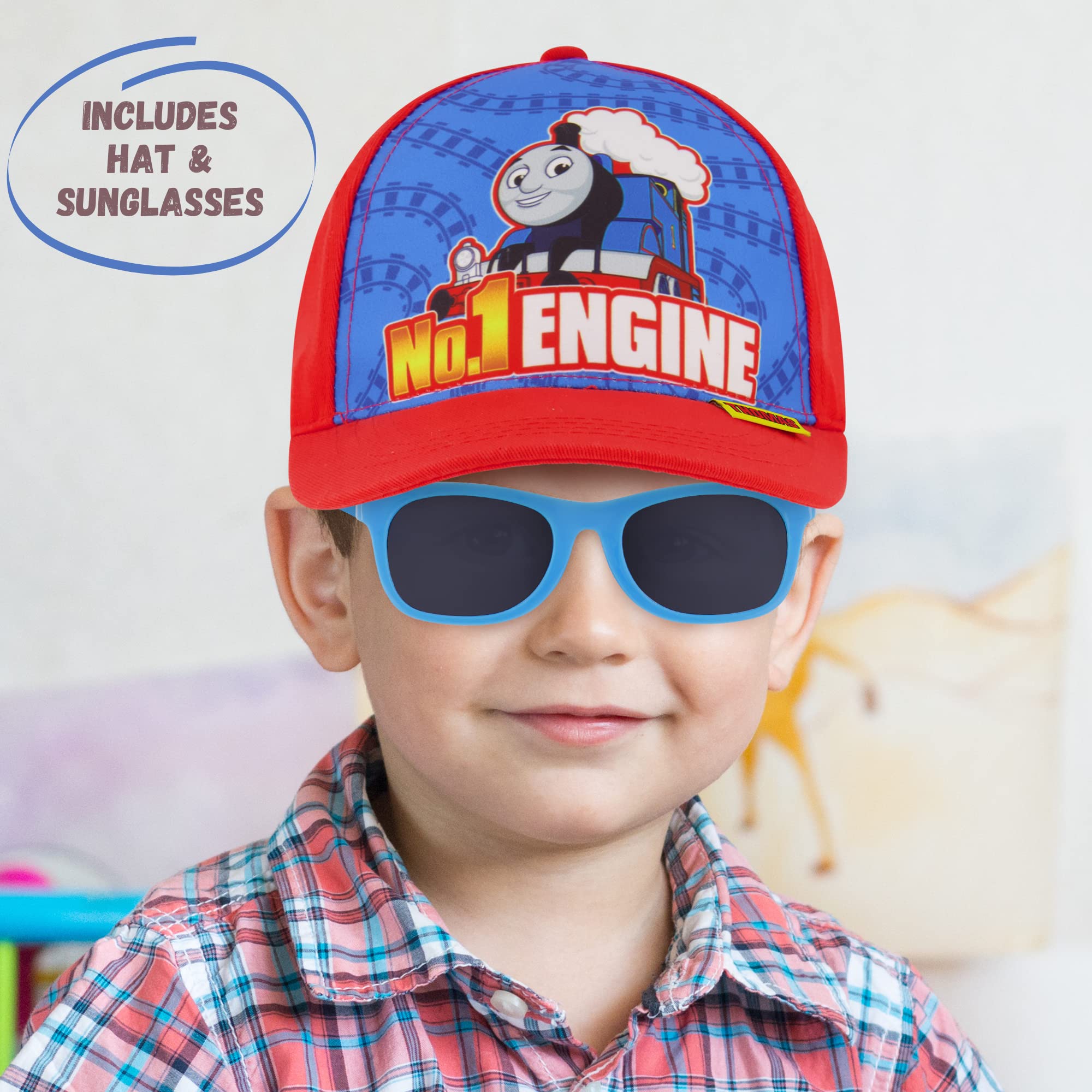 ABG Toddler Hat for Boys Ages 2-4, Kids Baseball Cap and Sunglasses