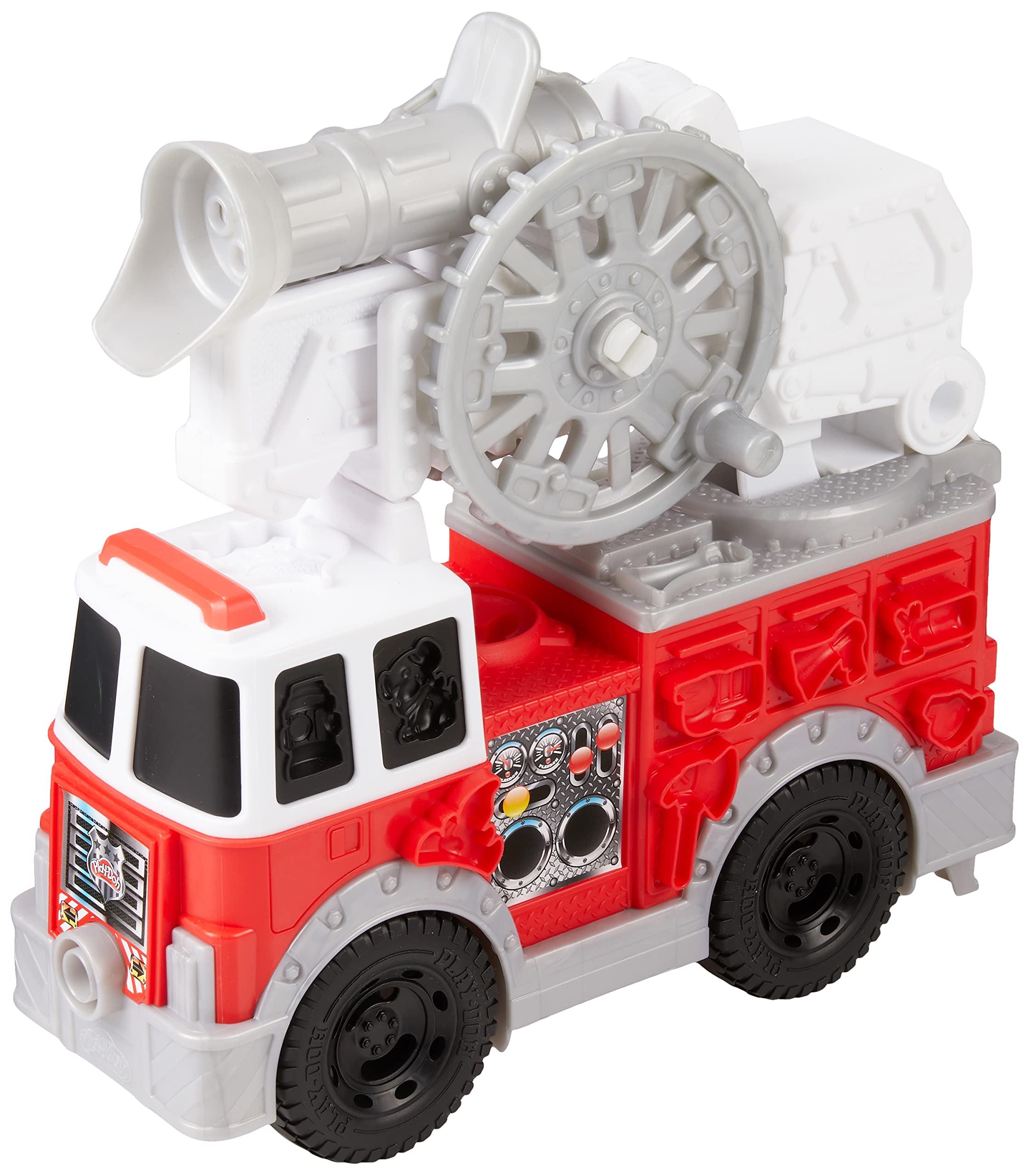 Play-Doh Wheels Fire Truck Toy Vehicle Set, 5 Cans, Preschool Toys for 3 Year Old Boys & Girls & Up, Imagination Toys