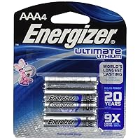 ENERGIZER L92 ULTIMATE LITHIUM 4 AAA ON CARD