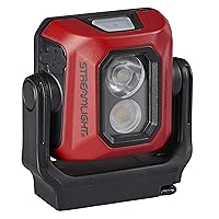 Streamlight 61510 Syclone 400-Lumen USB Rechargeable Multi-Function Compact Work Light, Red