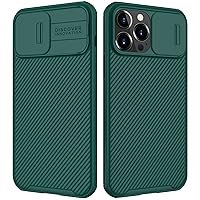 Nillkin CamShield Pro Slim Case Compatible with iPhone 13 Pro Max Case, Protective Cover Case with Camera Protector for 13 Pro Max Hard PC and TPU Phone Case for Phone 13 Pro Max 6.7'' Green