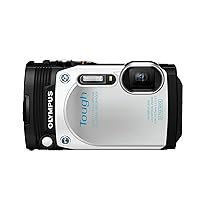 OM SYSTEM OLYMPUS TG-870 Tough Waterproof Digital Camera (White)