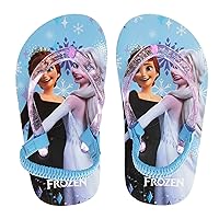 Disney Girls Boys Character Flip Flops Sandals Kids Water Shoes - Minnie Mouse Mickey Moana Toy Story Elsa Frozen Cars Encanto Princess Thong Beach Slides Summer Slip On Quick Dry (Toddler-Little Kid)