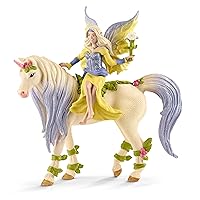 Schleich bayala, Unicorn and Fairy Toys for Girls and Boys, Fairy Sera Figurine with Blossom Unicorn, Ages 5 and Above