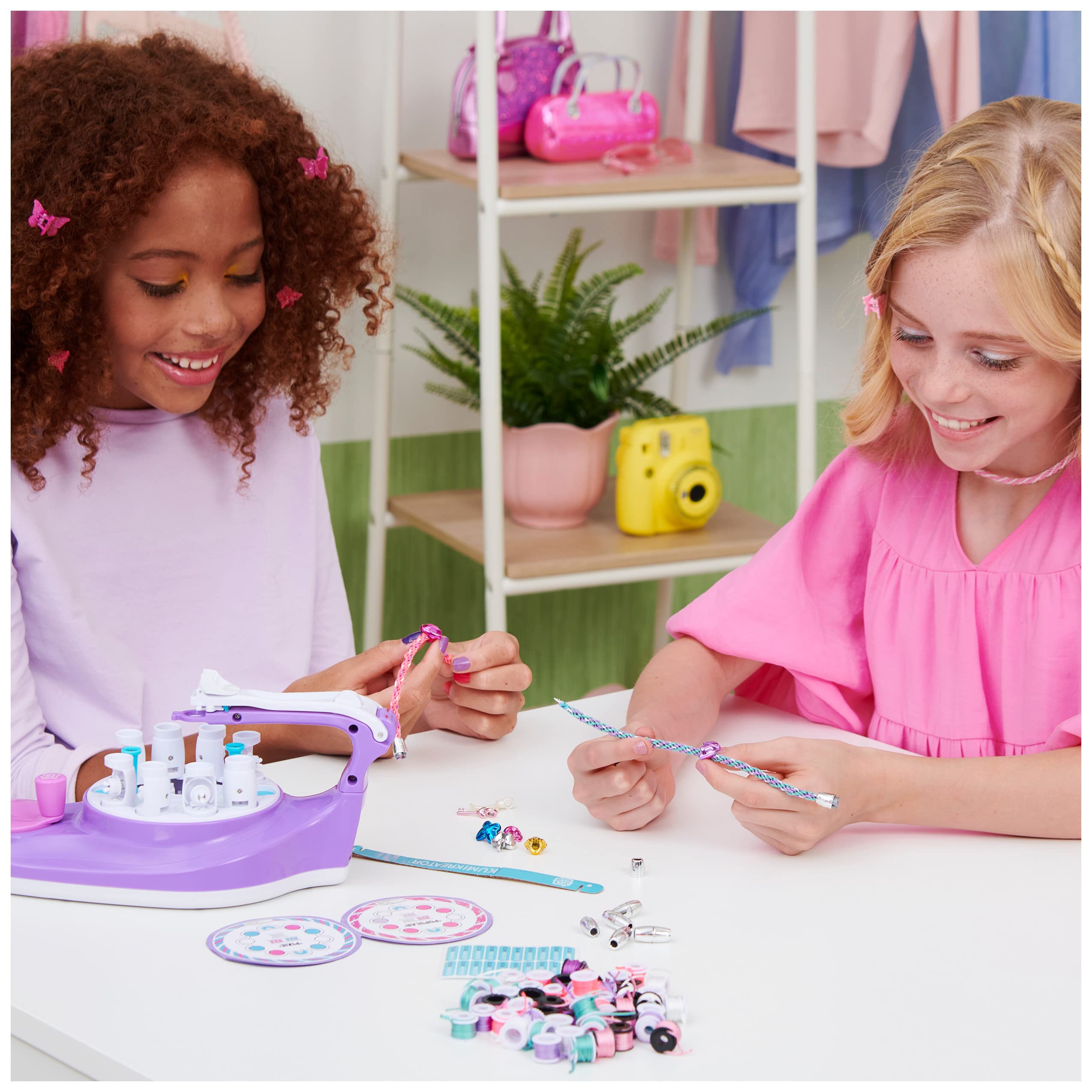 Cool Maker, KumiKreator Bead & Braider Friendship Necklace and Bracelet Making Kit, Arts & Crafts Kids Toys for Girls Ages 8 and up