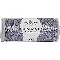 DMC CORPORATION DMC Diamant Metallic Thread 38.2yd-Anthracite Grey Embroidery Accessory