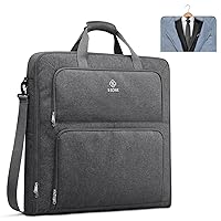 S-ZONE Garment Bags for Travel, Large Carry on Garment Duffel Bag, 2 in 1 Hanging Suit Luggage Bag for Men Women