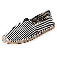 Espadrilles for Men with Flat Slip-on Fashion Casual Classic Canvas