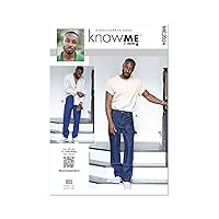 Know Me Men's Straight Leg Jeans Sewing Pattern Packet by Norris Dánta Ford, Design Code ME2024, Sizes 44-46-48-50-52