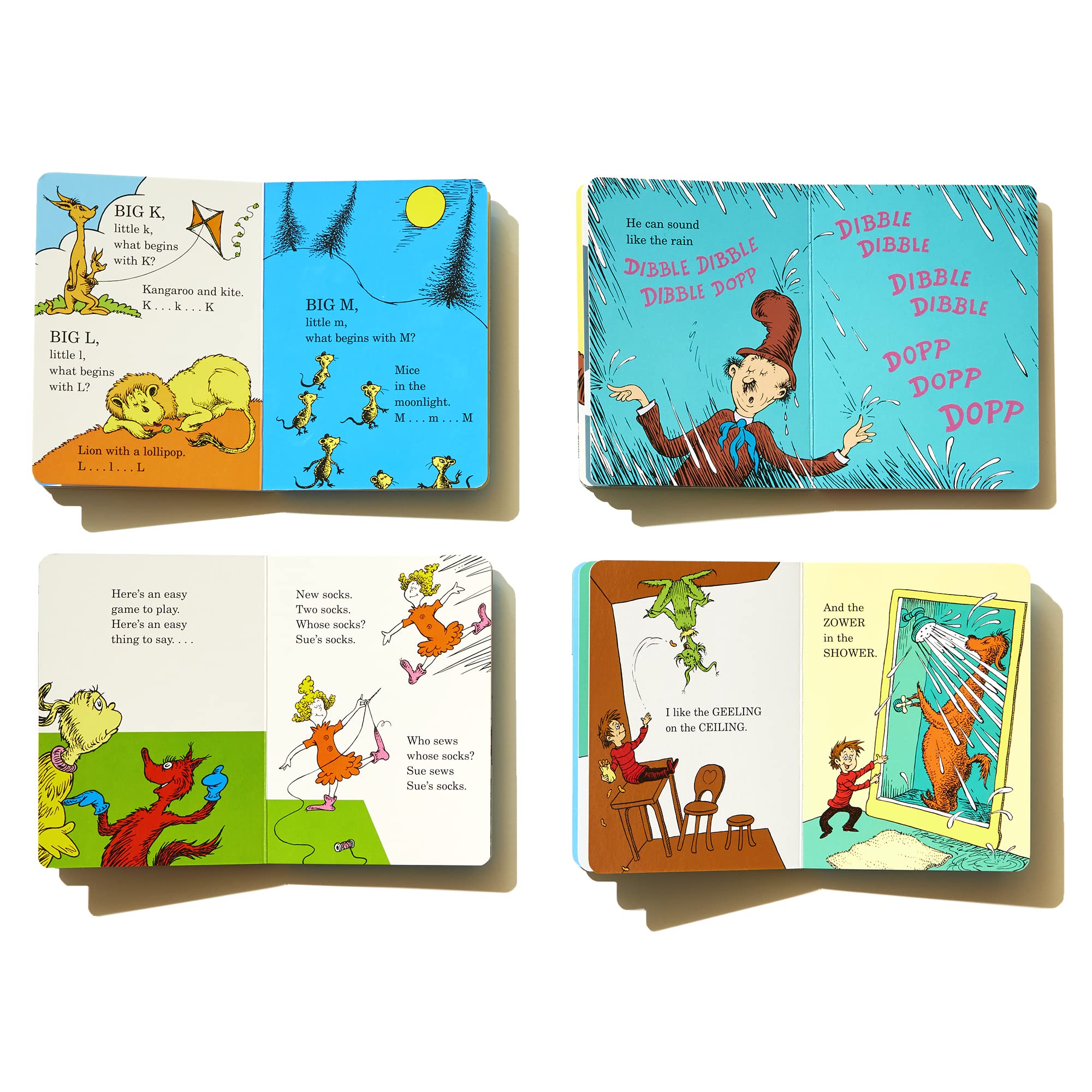 Little Green Box of Bright and Early Board Books: Fox in Socks; Mr. Brown Can Moo! Can You?; There's a Wocket in My Pocket!; Dr. Seuss's ABC (Bright & Early Board Books(TM))
