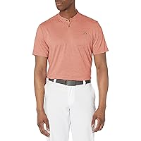 Men's Textured Stripe Golf Polo Shirt