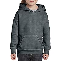 Gildan Big Boys' Heavy Blend Rib Knit Hooded Pocket Sweatshirt