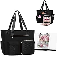 Fasrom Diamond Painting Carrying Case for A3 Light Pad, Diamond Painting Storage Bag with Padded Sleeve to Hold A3 LED Light Box and Diamond Art Supplies, Black (Empty Bag Only)