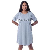 INTIMO Friends TV Show Womens' Classic Logo Nightgown Sleep Pajama Shirt
