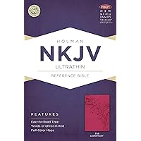 NKJV Ultrathin Reference Bible, Pink LeatherTouch NKJV Ultrathin Reference Bible, Pink LeatherTouch Imitation Leather