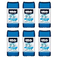 Gillette Anti-perspirant/deodorant Clear Gel (Pack of 6)
