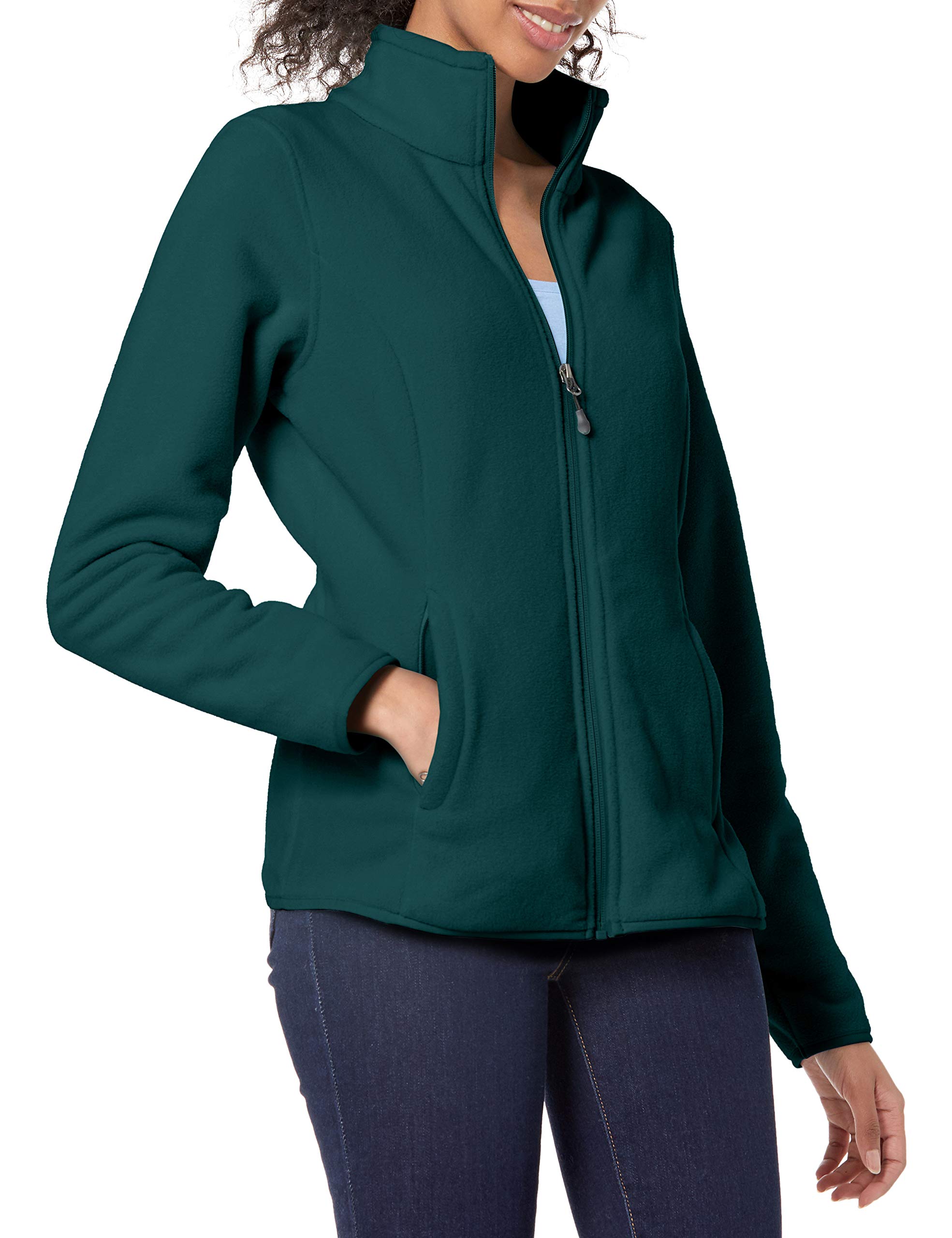 Amazon Essentials Women's Classic-Fit Long-Sleeve Full-Zip Polar Soft Fleece Jacket