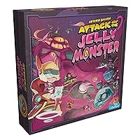 Attack of the Jelly Monster Board Game - Fast-Paced Dice Rolling Game for Family Game Night, Game for Kids and Adults, Ages 8+, 3-5 Players, 15 Min Playtime, Made by Libellud