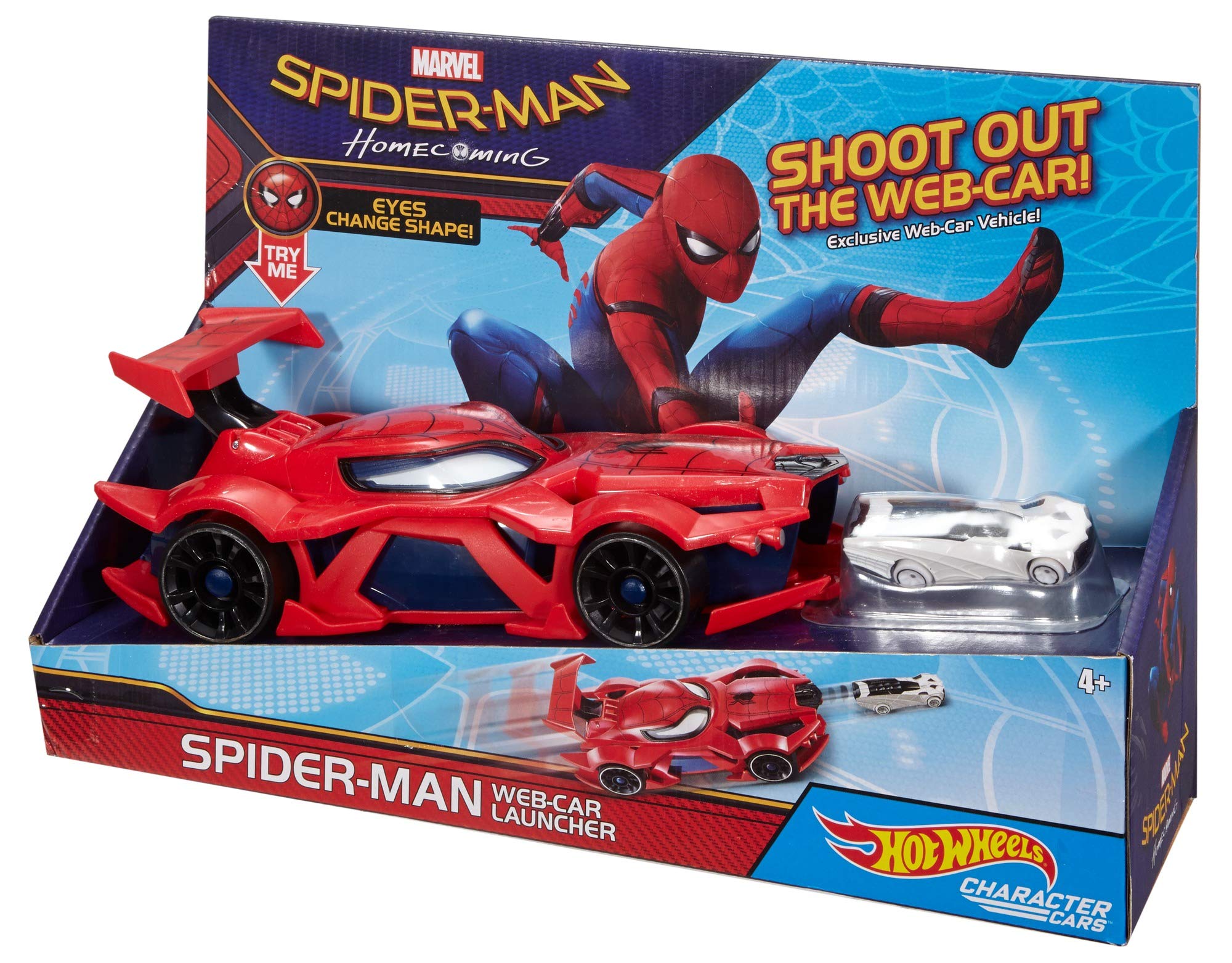 Mua Marvel Hot Wheels Spider-Man Web-Car Set with Toy Character Car and  Launcher, Kid-Activated Movement Includes Focusing Eyes trên Amazon Mỹ  chính hãng 2023 | Giaonhan247