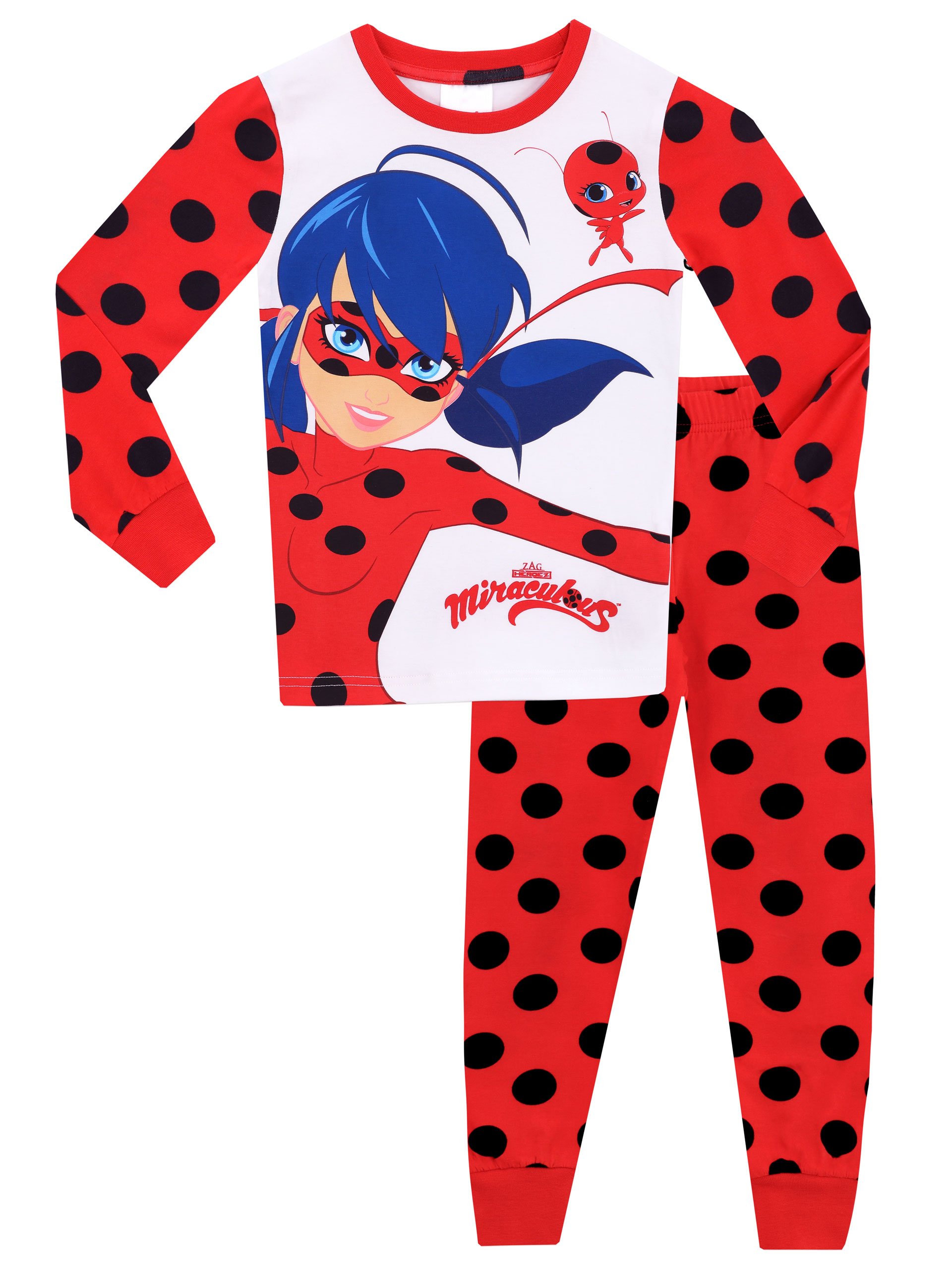 Miraculous Ladybug Girls' Lady Bug Pajamas