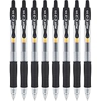 Pilot, G2 Premium Gel Roller Pens, Extra Fine Point 0.5 mm, Pack of 8, Black