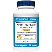 Zinc Lozenge with Vitamin C - Immune Support - Lemon (90 Lozenges)