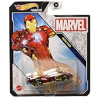 Hot Wheels Character Cars, Marvel Iron Man, Toy Vehicle for Kids Aged 3 and Up…