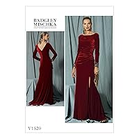 Vogue Patterns Women's Formal Long Sleeve Dress Sewing Pattern by Badgley Mischka, Sizes 6-14
