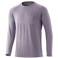 HUK Men's Waypoint Long Sleeve Performance T-Shirt +50 UPF