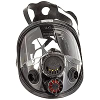 NORTH Honeywell Safety Products 760008A Safety Products, 7600 Series Full Facepiece Respirator, Dual Cartridge, Medium/Large